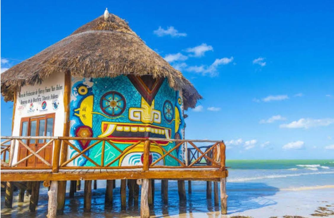 El Corazon Mexican0 Isla Holbox Exterior foto